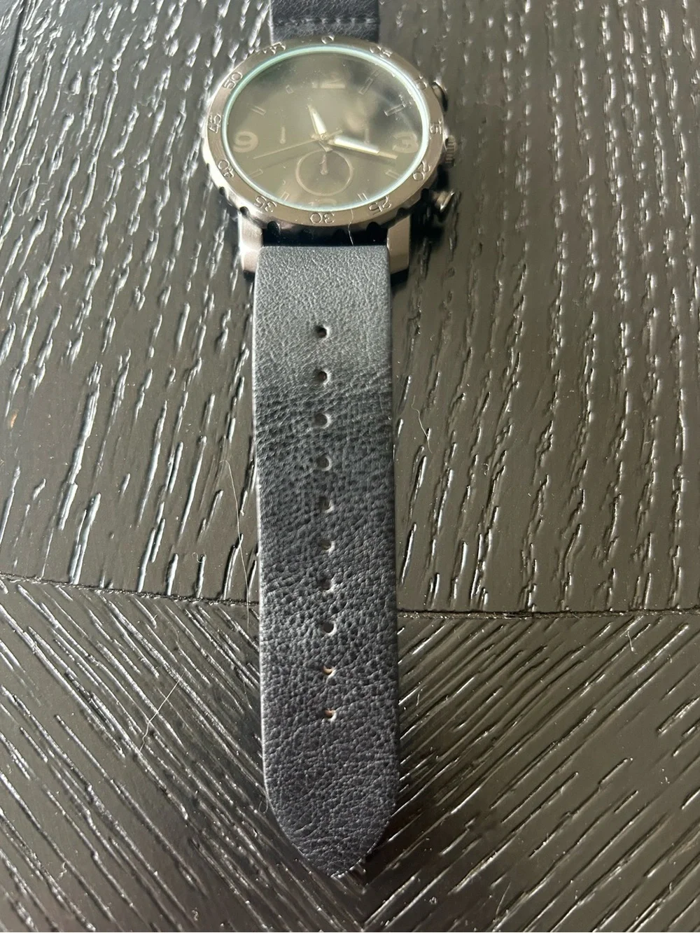 Watch with Leather Strap